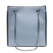 Load image into Gallery viewer, Solid color beaded fashion chain shoulder  bag
