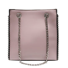 Load image into Gallery viewer, Solid color beaded fashion chain shoulder  bag
