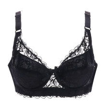 Load image into Gallery viewer, Plus Large Big Size Lace Bras for Women Sexy Lingerie Super Push up Brassiere Girl Minimizer Deep V