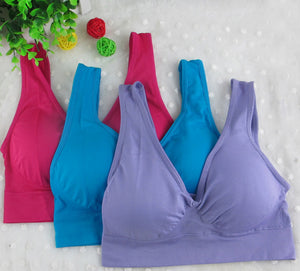 3pcs/set Bra with Pads Seamless Push Up Bra Plus.