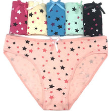 Load image into Gallery viewer, 3 Pcs Female Underwear Low-waist Briefs Floral Print Underpants