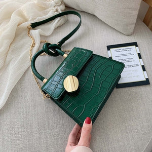 Mini Purse Quality Stone Pattern Leather Crossbody Bags