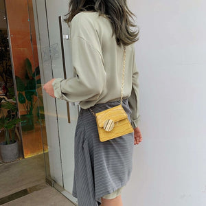 Mini Purse Quality Stone Pattern Leather Crossbody Bags