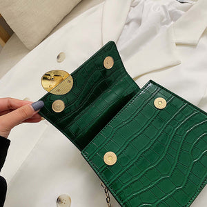 Mini Purse Quality Stone Pattern Leather Crossbody Bags