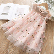 Load image into Gallery viewer, Cute Girls Dress 2019 New Summer Girls Clothes Flower Princess