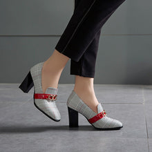 Load image into Gallery viewer, Trendy Big Size 48 Chunky Heels Sexy women&#39;s Pumps