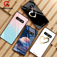 Load image into Gallery viewer, Tempered Glass Case For Samsung Galaxy Cover Star Space Gradient Case