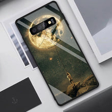 Load image into Gallery viewer, Tempered Glass Case For Samsung Galaxy Cover Star Space Gradient Case