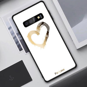 Tempered Glass Case For Samsung Galaxy Cover Star Space Gradient Case