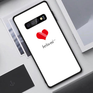 Tempered Glass Case For Samsung Galaxy Cover Star Space Gradient Case