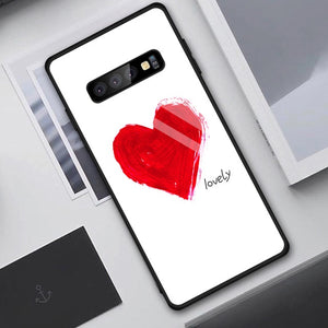 Tempered Glass Case For Samsung Galaxy Cover Star Space Gradient Case