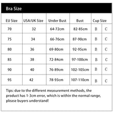 Load image into Gallery viewer, Seamless Bras For Women Fashion Push Up Bra Wire Free Lingerie 3/4 Cup Bralette Cotton Underwear Brassiere