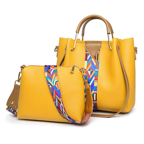 Fashion Women's Handbags 4 Pcs/set Composite Bags Handbag Women Shoulder Bags Female Totes Large Capacity Women's Crossbody Bags