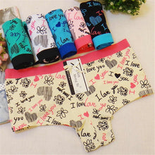 Load image into Gallery viewer, 3 Pcs/lot Sexy Women&#39;s Panties Boxer Cotton Underpants Female Underwear