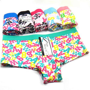 3 Pcs/lot Sexy Women's Panties Boxer Cotton Underpants Female Underwear