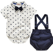 Load image into Gallery viewer, Cute Toddler Kid Baby Boys Bowknot Jumpsuit Playsuit+Overall