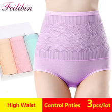 Load image into Gallery viewer, Feilibin 3Pcs/lot Body Shapes Control Panties Seamless Women