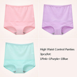 Feilibin 3Pcs/lot Body Shapes Control Panties Seamless Women