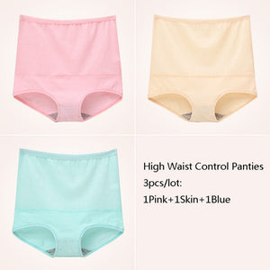 Feilibin 3Pcs/lot Body Shapes Control Panties Seamless Women