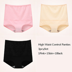 Feilibin 3Pcs/lot Body Shapes Control Panties Seamless Women