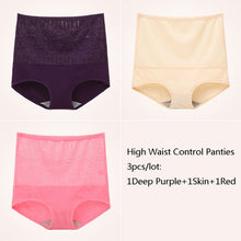 Load image into Gallery viewer, Feilibin 3Pcs/lot Body Shapes Control Panties Seamless Women