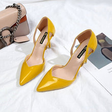 Load image into Gallery viewer, 2019 HOT sale fashion Women Shoes Pointed Toe Pumps PU Leather Dress High Heels Shoes