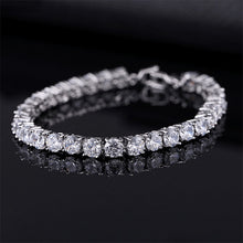 Load image into Gallery viewer, Tennis Bracelets Iced Out Chain Crystal Wedding Bracelet For Women