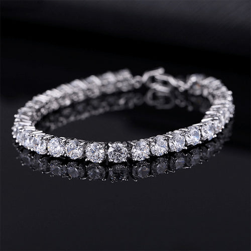 Tennis Bracelets Iced Out Chain Crystal Wedding Bracelet For Women