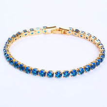 Load image into Gallery viewer, Tennis Bracelets Iced Out Chain Crystal Wedding Bracelet For Women