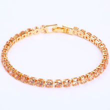 Load image into Gallery viewer, Tennis Bracelets Iced Out Chain Crystal Wedding Bracelet For Women