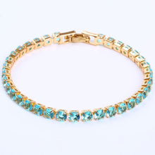 Load image into Gallery viewer, Tennis Bracelets Iced Out Chain Crystal Wedding Bracelet For Women