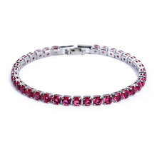 Load image into Gallery viewer, Tennis Bracelets Iced Out Chain Crystal Wedding Bracelet For Women