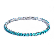 Load image into Gallery viewer, Tennis Bracelets Iced Out Chain Crystal Wedding Bracelet For Women