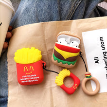 Load image into Gallery viewer, Cartoon French fries For Apple Airpods Headphone Case Portable box Protective Air pods Wireless Bluetooth Earphone Protector Bag