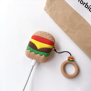 Cartoon French fries For Apple Airpods Headphone Case Portable box Protective Air pods Wireless Bluetooth Earphone Protector Bag