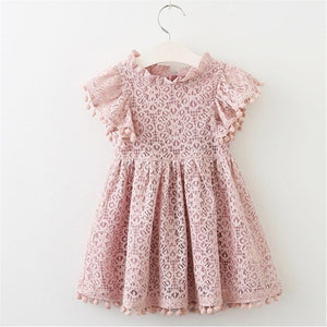 Cute Girls Dress 2019 New Summer Girls Clothes Flower Princess