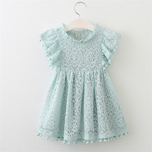 Cute Girls Dress 2019 New Summer Girls Clothes Flower Princess