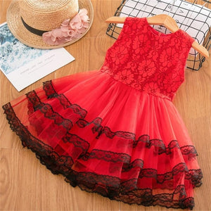 Cute Girls Dress 2019 New Summer Girls Clothes Flower Princess