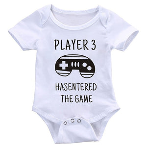 Summer Newborn Baby Boy Girl Cotton Short Sleeve