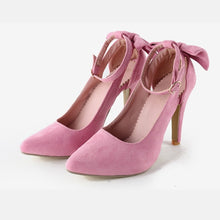 Load image into Gallery viewer, Pointed Toe Buckle Strap Butterfly Summer Shoes Wedding Shoes Plus Size DE