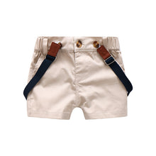 Load image into Gallery viewer, Newborn Baby Boys Gentleman Clothes Sets 2Pcs Tops+Shorts