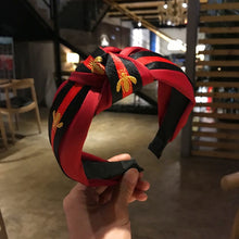 Load image into Gallery viewer, 2019 Korea Style Hair Accessories Tartan Design Headband Girl Hair Bands