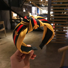 Load image into Gallery viewer, 2019 Korea Style Hair Accessories Tartan Design Headband Girl Hair Bands