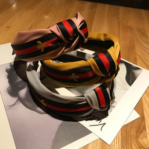 2019 Korea Style Hair Accessories Tartan Design Headband Girl Hair Bands