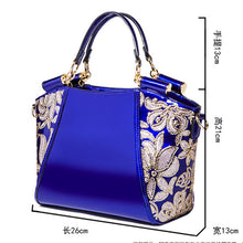 Load image into Gallery viewer, JJDXBPPDD Women Bags Shoulder Handbags Large Capacity Women&#39;s Handbags Shoulder Messenger bags Floral Luxury Patent Leather Bag