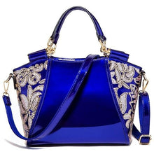 Load image into Gallery viewer, JJDXBPPDD Women Bags Shoulder Handbags Large Capacity Women&#39;s Handbags Shoulder Messenger bags Floral Luxury Patent Leather Bag