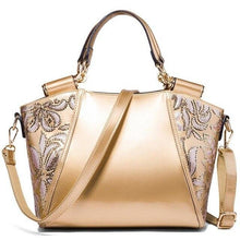 Load image into Gallery viewer, JJDXBPPDD Women Bags Shoulder Handbags Large Capacity Women&#39;s Handbags Shoulder Messenger bags Floral Luxury Patent Leather Bag