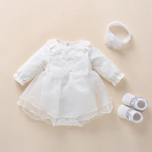 Load image into Gallery viewer, Baby baptism dress christening  0 3 6 months