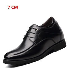 Load image into Gallery viewer, Extra High 4.7 Inches Classic Oxford Calf Leather Height Increasing Elevator Shoes Increase Men&#39;s Height 12CM Invisibly