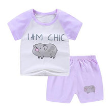 Load image into Gallery viewer, Summer New Fashion Casual Baby Boy /Girl Clothing Sets